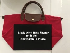 Black Nylon Base Shaper Board to Fit LongChamp Le Pliage Short Handle Series