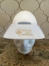 hotel del coronado visor Vintage White Pink Gold Plastic Rare