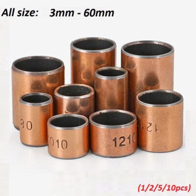 Produktbild von Flanschbuchsen Aus Nylon – 4 Stück, 10x12x23,3 Mm, Selbstschmierend, Verschleißfest – Für Lineare Anwendungen, Maschinen & Geräte