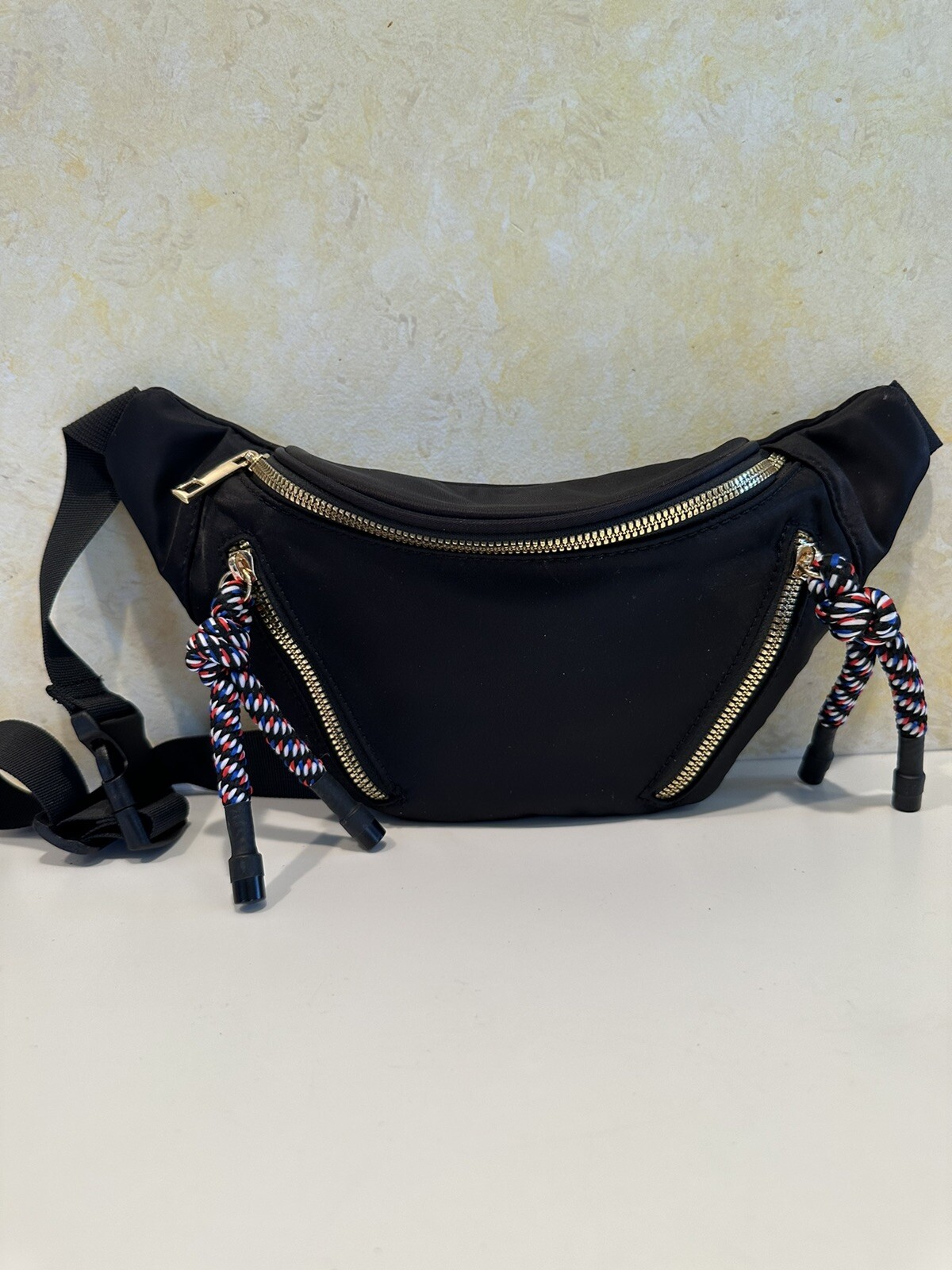 LIKE DREAMS Basic Polyurethane Fannypack Black  3… - image 10