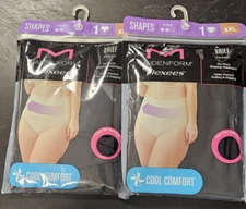 2 - Maidenform Women's Flexees Shapewear Briefs, Cool Comfort Black  3XL FP0051