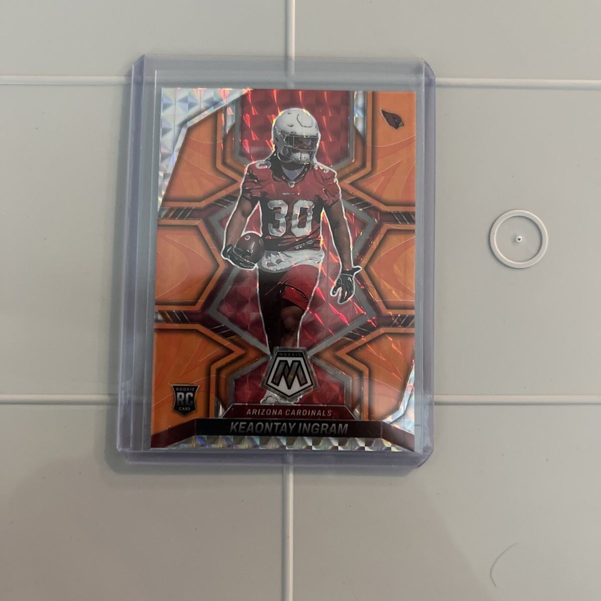 2022 Panini Mosaic Keaontay Ingram Orange Reactive Rookie RC #355