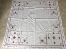 LARGE Vintage Linen Table