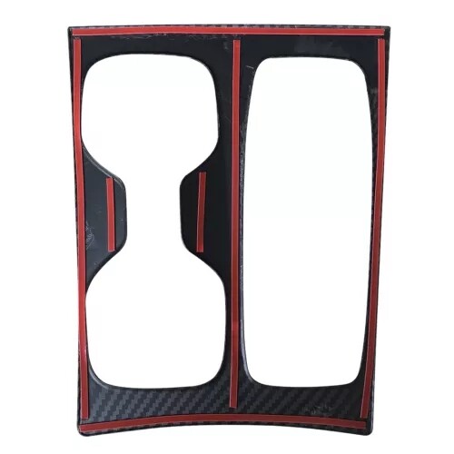 Carbon Fiber Color For 2022-2025 Hyundai Tucson Gear Shift Cover Trim Accessory - Picture 11 of 12