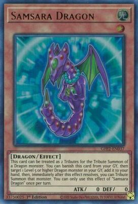 SAMSARA DRAGON GFP2-EN037 1ST ED YUGIOH GHOSTS 2 (ULTRA, NM)