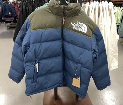 The North Face Mens 92 Low-Fi Hi-Tek Nuptse Jacket 700-Down/Shdy Blue
