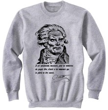 Georges Jacques Danton Citation New Cotton Grey Hoodie Ebay