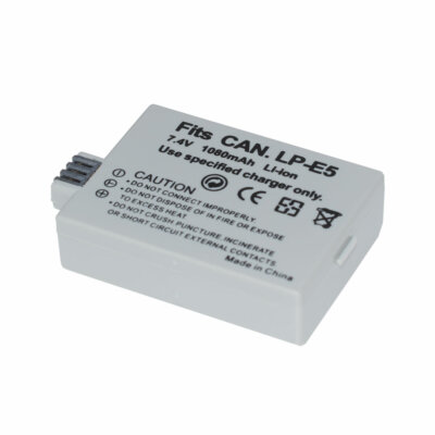 LP-E5 Camera Battery For Canon EOS 450D 500D 1000D KISS X2 X3 F Rebel XS XSi T1i