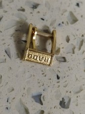 Original RADO Buckle Fibbia 10mm from 1970 Gold plated NOS