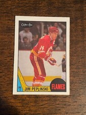 1987-88 O-Pee-Chee Set Break OPC #209 Jim Peplinski - Calgary Flames NRMT