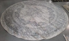 CREAM / GREY 9'-0" x 9'-0" Back Stain Rug, Reduced Price 1172768760 BNT865B-9R