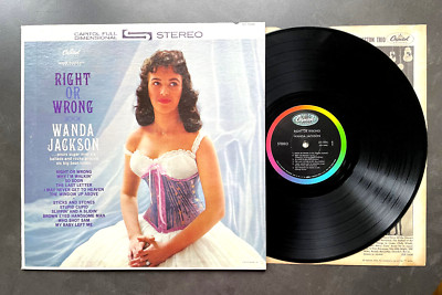 LP Wanda Jackson - Right Or Wrong - US Capitol Rockabilly