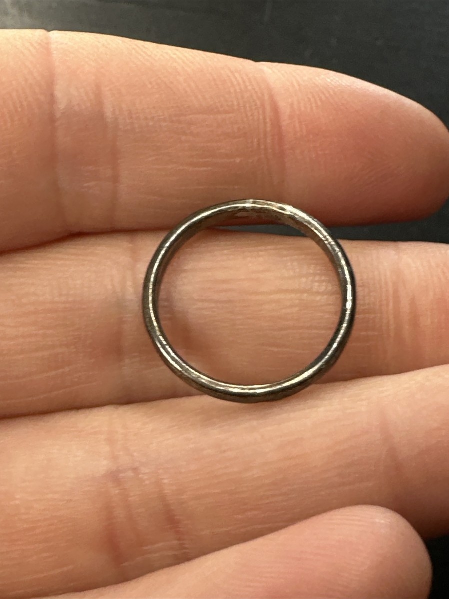 Bague Ancienne Argent Massif 925 – Jonc Alliance Simple – Taille 57 – Créateur