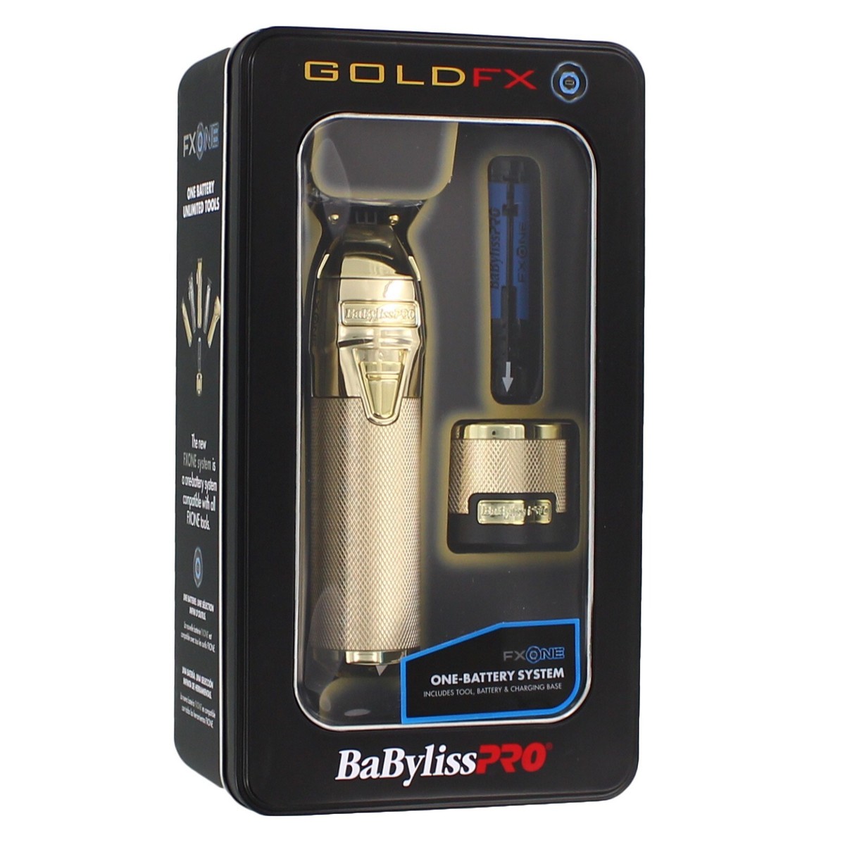 BaByliss Pro GoldFX Trimmer FXONE System, Cordless Rechargeable
