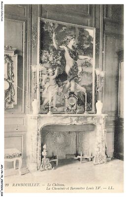 APUP4-0201-78 - Rambouillet - das Chateau - Am Kamin Und Barometer Louis XV