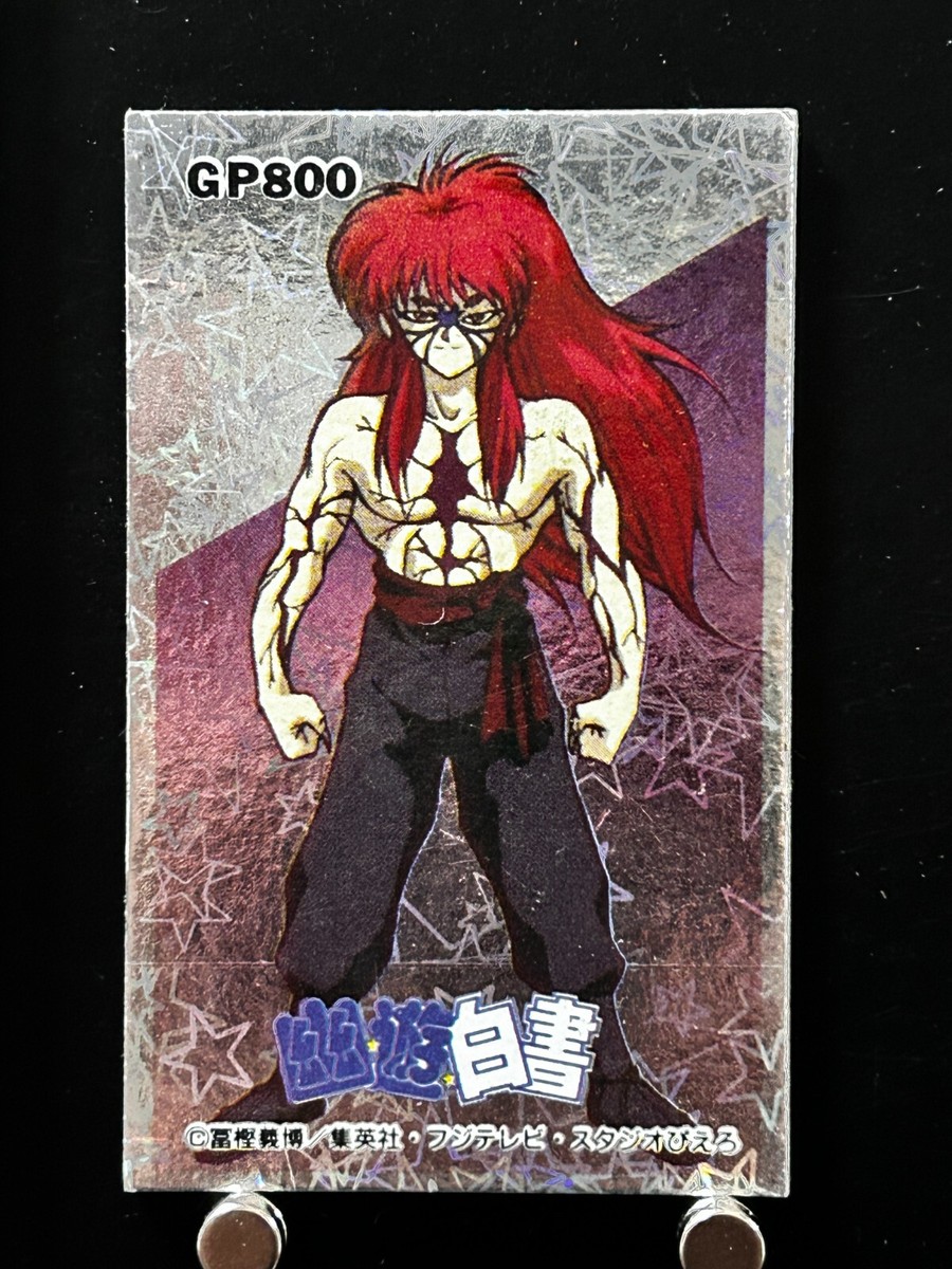 Rando Yu Yu Hakusho Kaku Menko Card Holo Very Rare Japan Japanese