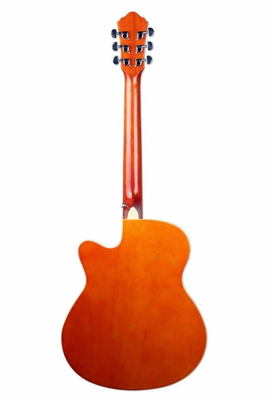 Chitarra acustica professionale musicale in legno di tiglio JNR 800EQT a cord... foto 5