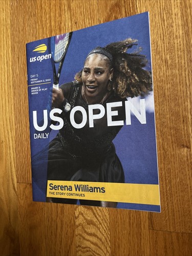 SERENA WILLIAMS FINAL MATCH OFFICIAL 2022 US OPEN DAILY PROGRAM 9/2/2022 - Picture 5 of 17