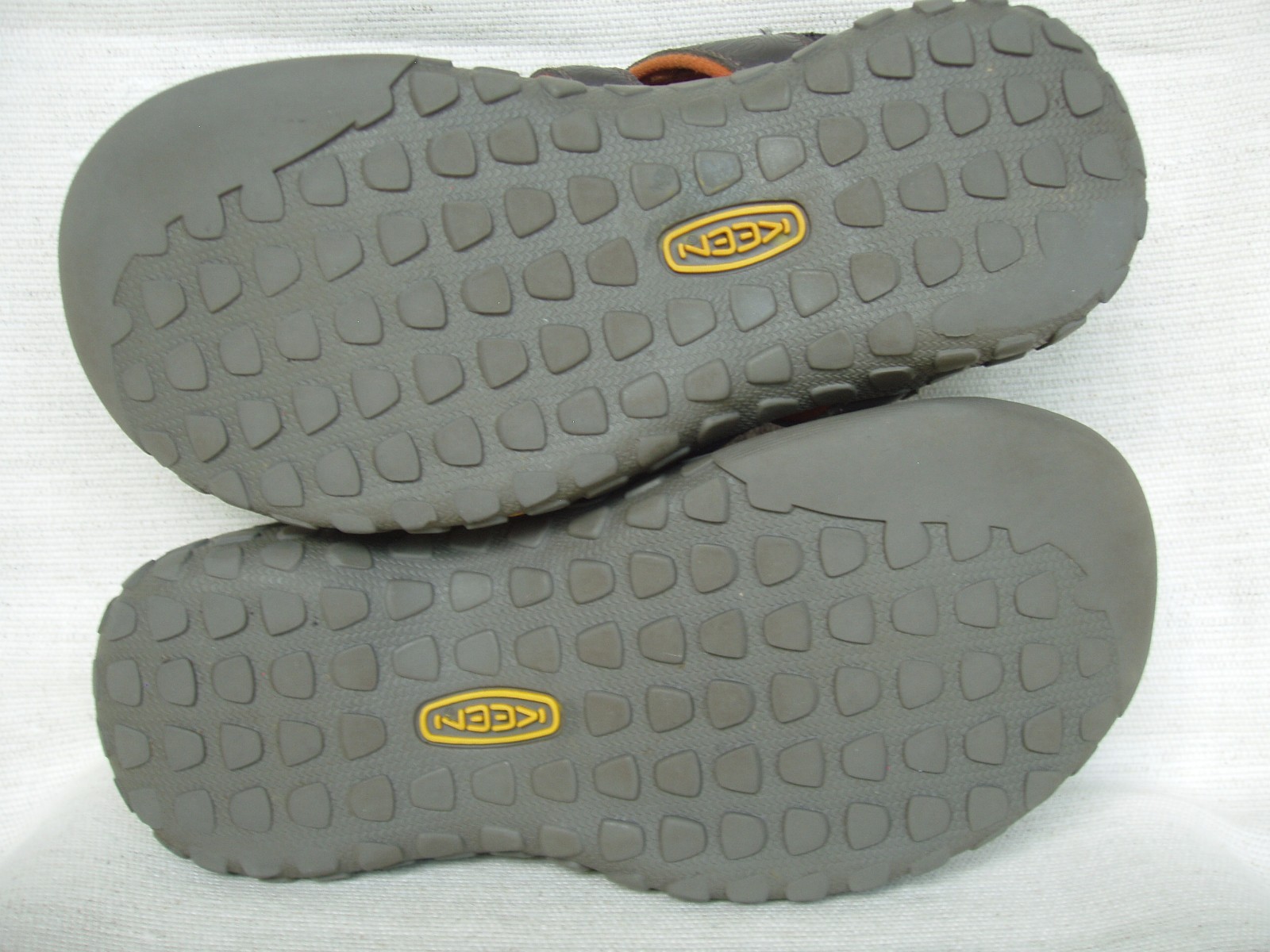 Youth Shoes Sandals Keen Sz 3 Textile Leather Brown Excellent