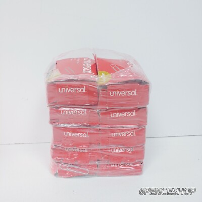 New *Ugly Box* 10 Pack Universal Paper Silver Clips 100 Paper Clips (UNV72210)