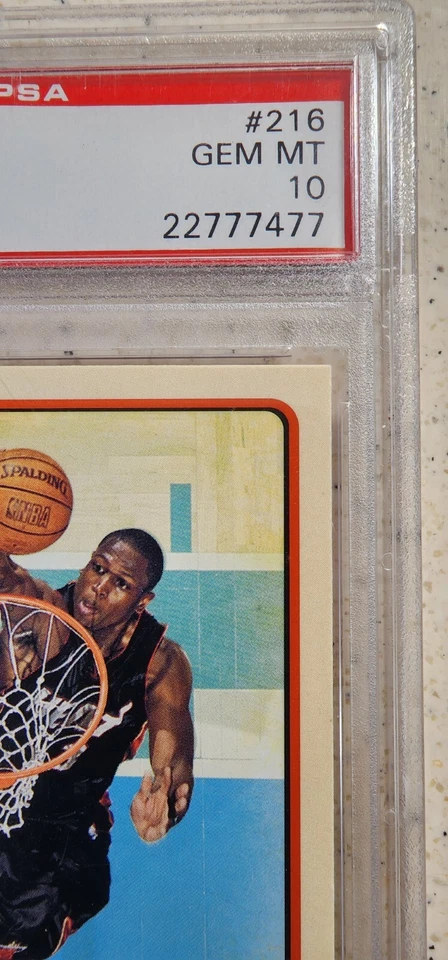 2004-05 Fleer Tradition #216 Dwyane Wade PSA 10 LOW POP (9) 2nd Year Miami Heat! - Image 3 of 4