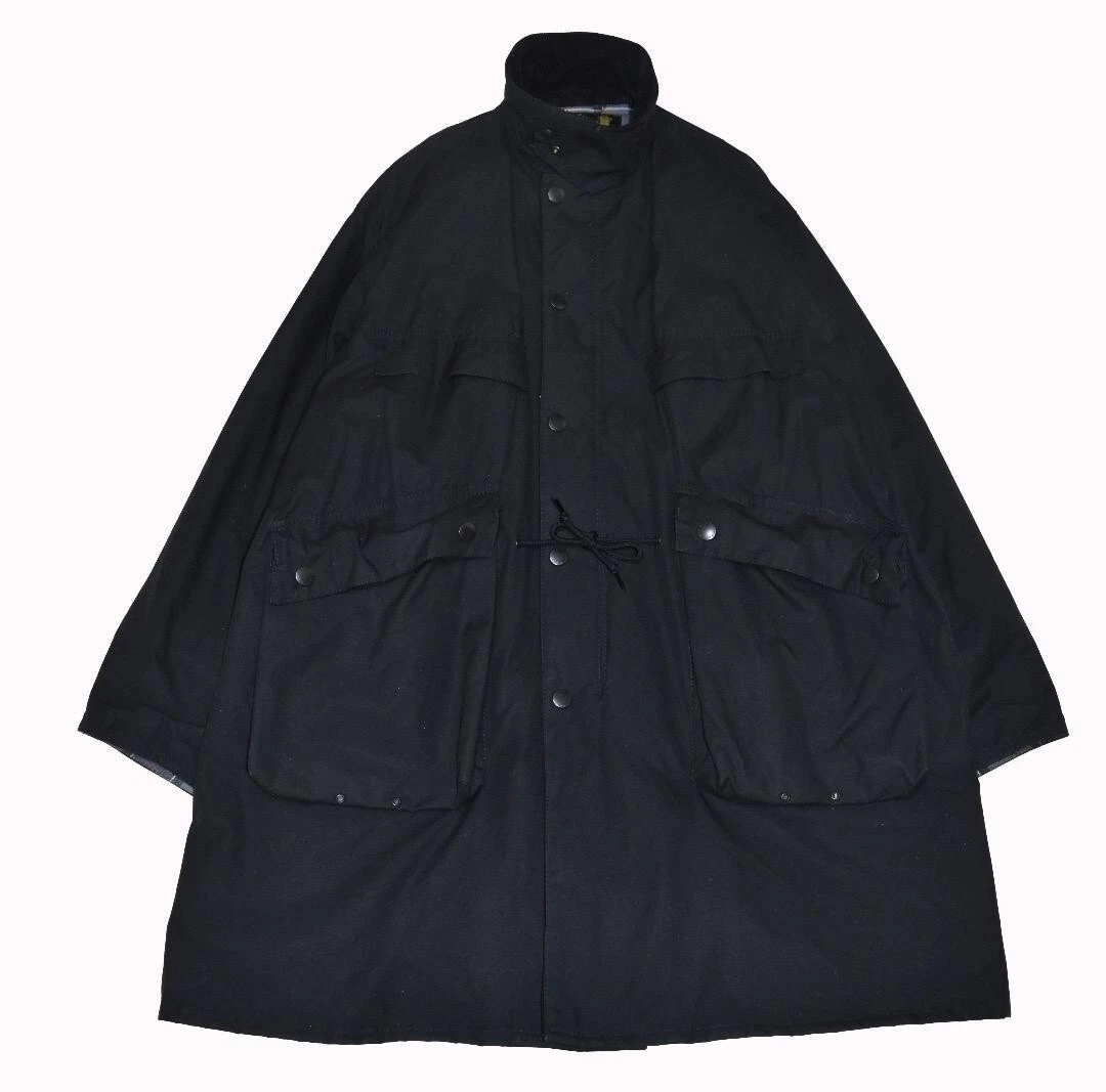 Kaptain Sunshine Barbour Traveller Coat Black Size 38 L92cm W73cm 2019