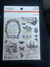 Recollectiona 154 piece Halloween set of stickers