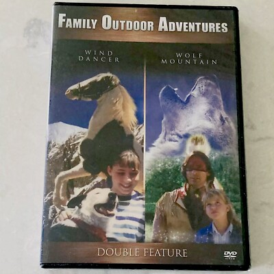 Family Outdoor Adventures DVD WIND DANCER & WOLF MOUNTAIN Movies Double Feature