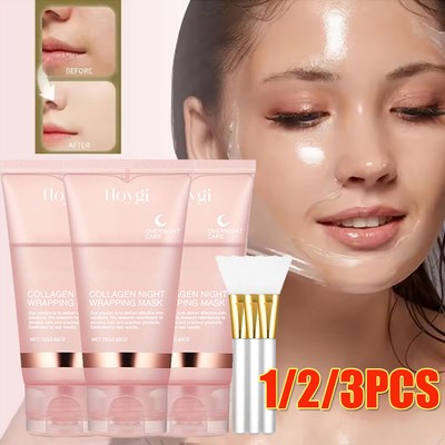 75g Collagen Night Wrapping Mask Overnight Wrapping Peel Off Natural Facial Mask