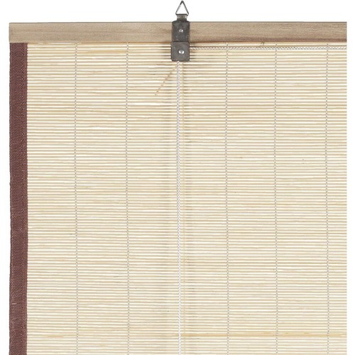 Tenda Avvolgibile In Bambù Naturale Per Esterno E Interno - Tapparella A Rullo Per Giardino, Terrazzo, Balcone E Finestre - Dimensioni Personalizzabili (Larghezza 90-150cm) - Colore Marrone