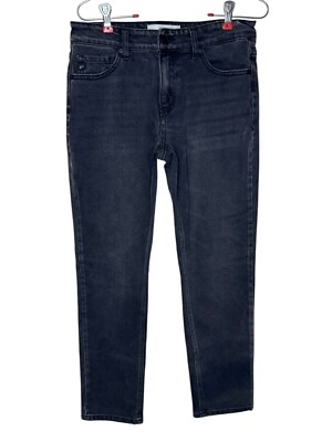 Kancan Women's Jeans Straight Leg Boyfriend  Mid-Rise Stretch Denim Sz. 3/25