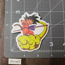 Kid Goku Flying Adult Humor Skateboard Guitar Phone Sticker / Decal MatI