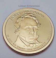 2010 S Presidential Dollar  -James Buchanan- ✼PROOF✼ BU