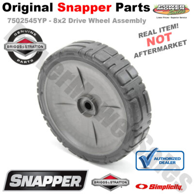 Snapper 8x2 Drive Wheel Assembly w/Bushing for Lawn Mowers
