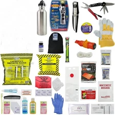 Ready America 70452 72 Hour Elite Emergency Kit, 4-Person, 3-Day Backpack, 03/27