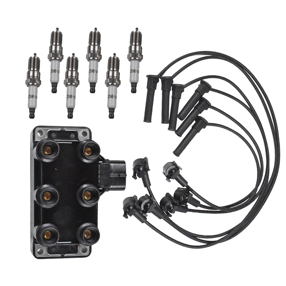 Juego de bobinas de encendido y bujías y cables para Ford Explorer Sport Trac V6 4,0 l FD480 Foto 2 de 4