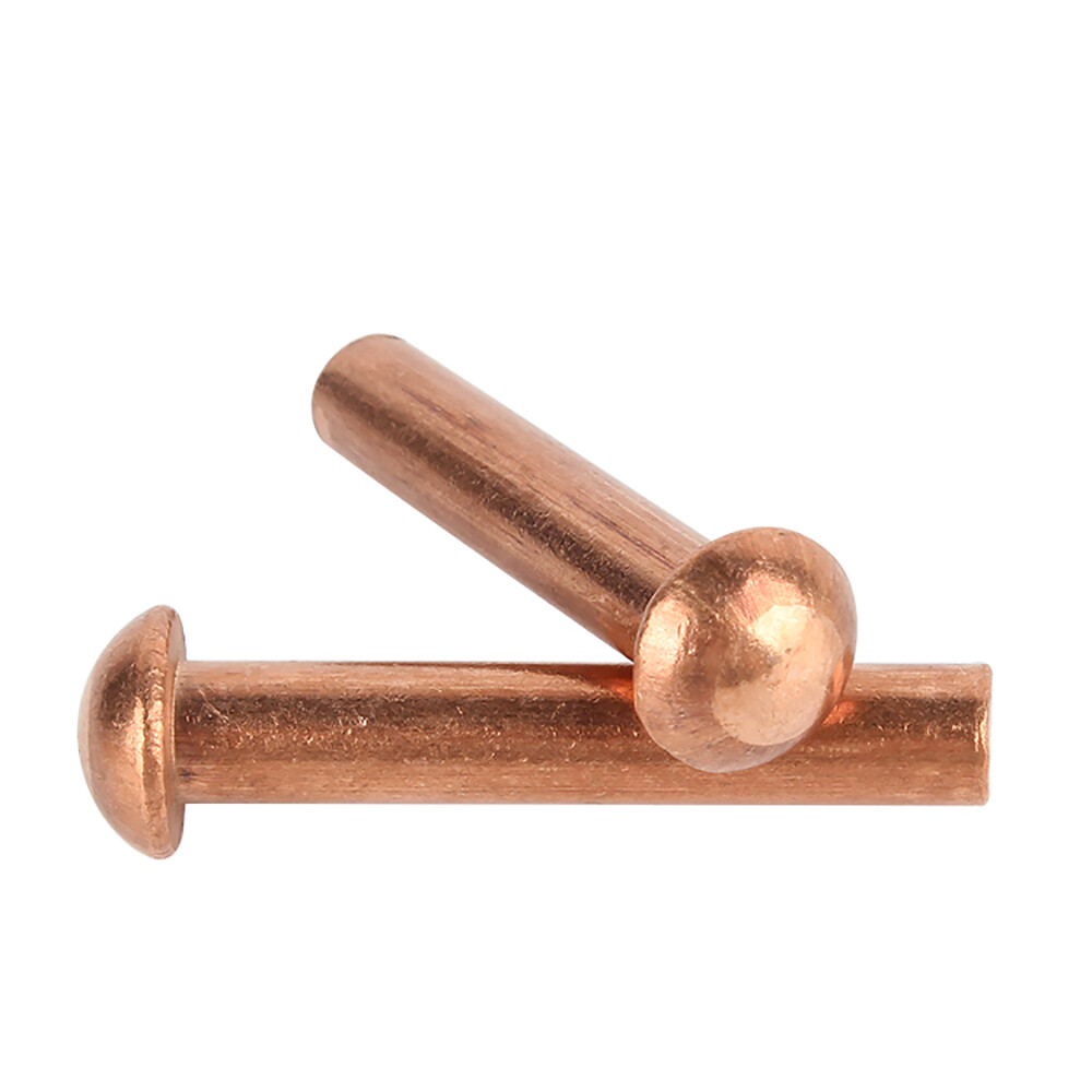 M1.5 M2 M2.5 M3 M4-M8 Solid Copper Round Pan Head Rivets Nut Hammer ...
