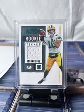 2020 Jordan Love Panini Contenders Rookie Ticket RC Patch Green Foil Packers SP