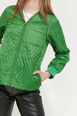 stussy green jacket