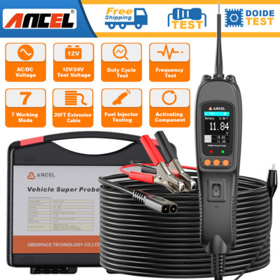 ANCEL PB500 Auto Power Probe Car Circuit Analyzer 12V 24V Injector Tester