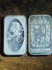 2-1oz 999 Silver A Mothers Day & A Fathers Day Bar By Madison Mint Show The ❤️