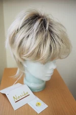 Noriko 1659G Andi Creamy Toast Short Crop Blonde Wig Womens Made In Japan