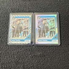 2024 Panini Donruss Optic Adam Thielen Blue Stars/Holo Cards!