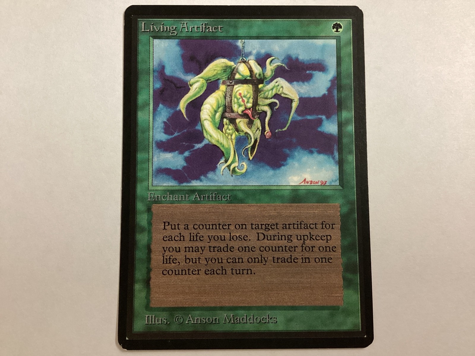 MTG Beta LIVING ARTIFACT NM (BIN3190) Graded Power