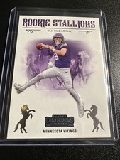2024 Panini Contenders - Rookie Stallions J.J. McCarthy #9 (RC)