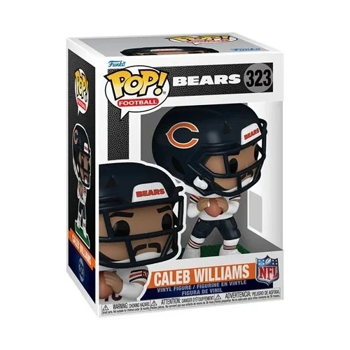 Funko POP! Caleb Williams Chicago Bears NFL Figure 323 + Protector