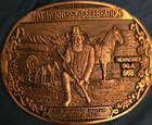 ADM Pat Hennessey Solid Brass Belt Buckle Second Edition 1983 — photo 1