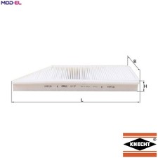 FILTER CABIN AIR LA 57 FOR PEUGEOT 206+ KFW /KFV /KFU /KFX /KFT 1.4L NFU 1.6L