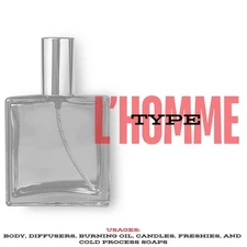 L'Homme Type Fragrance Oil Scented Oil For Body Candle Soap Burning Oils