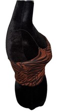 Gaze XS Brown & Black Tiger Print Spaghetti S...
